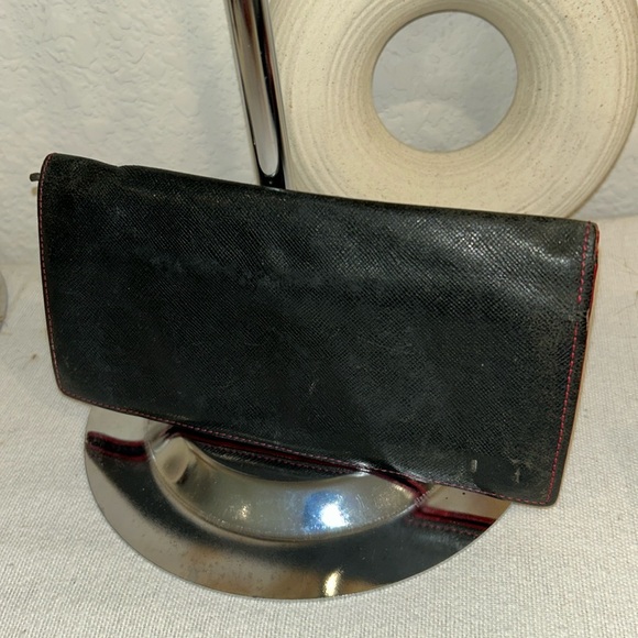 Burberry Black Leather Bifold Long Wallet - Picture 1 of 12